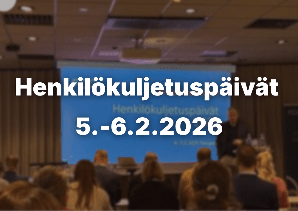 Olemme mukana Henkilökuljetuspäivillä